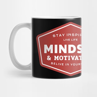 Mindset & Motivation Red Hexagon Mug